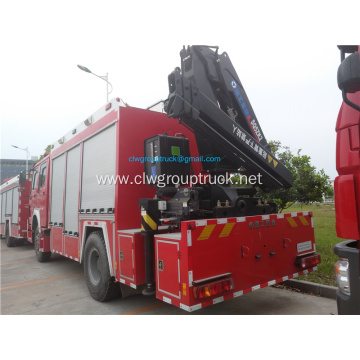 Howo 4x2 emergency rescue fire truck